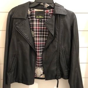 A Sam Edelman leather jacket.